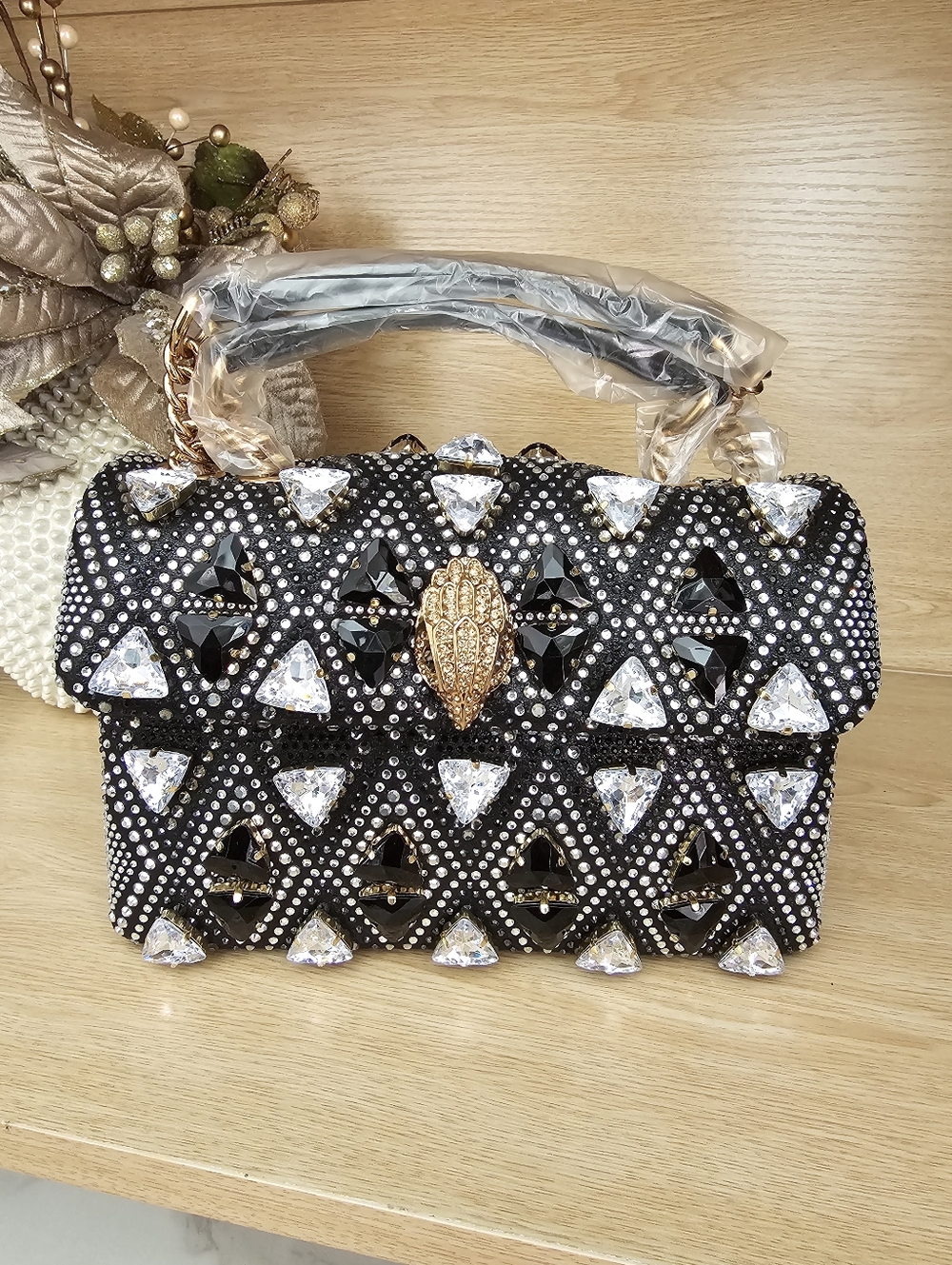 Kurt Geiger Kesington Medium Jeweled Bag.